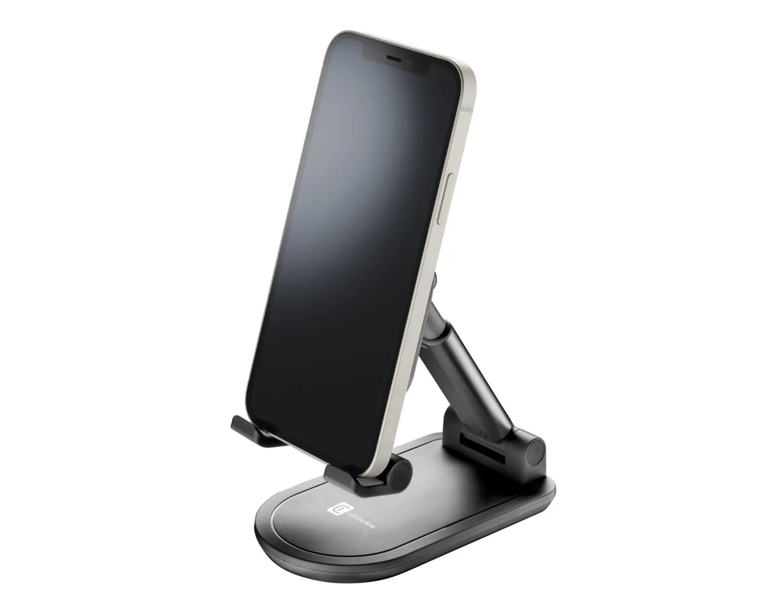 Desk Holder - Foldable Table Stand for Smartphones & Tablets - Black