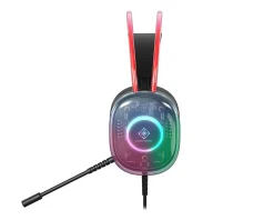 DH230 Semi-transparant RGB Gaming Headset - Black