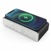 Digital Alarm Clock with Qi-charging Black