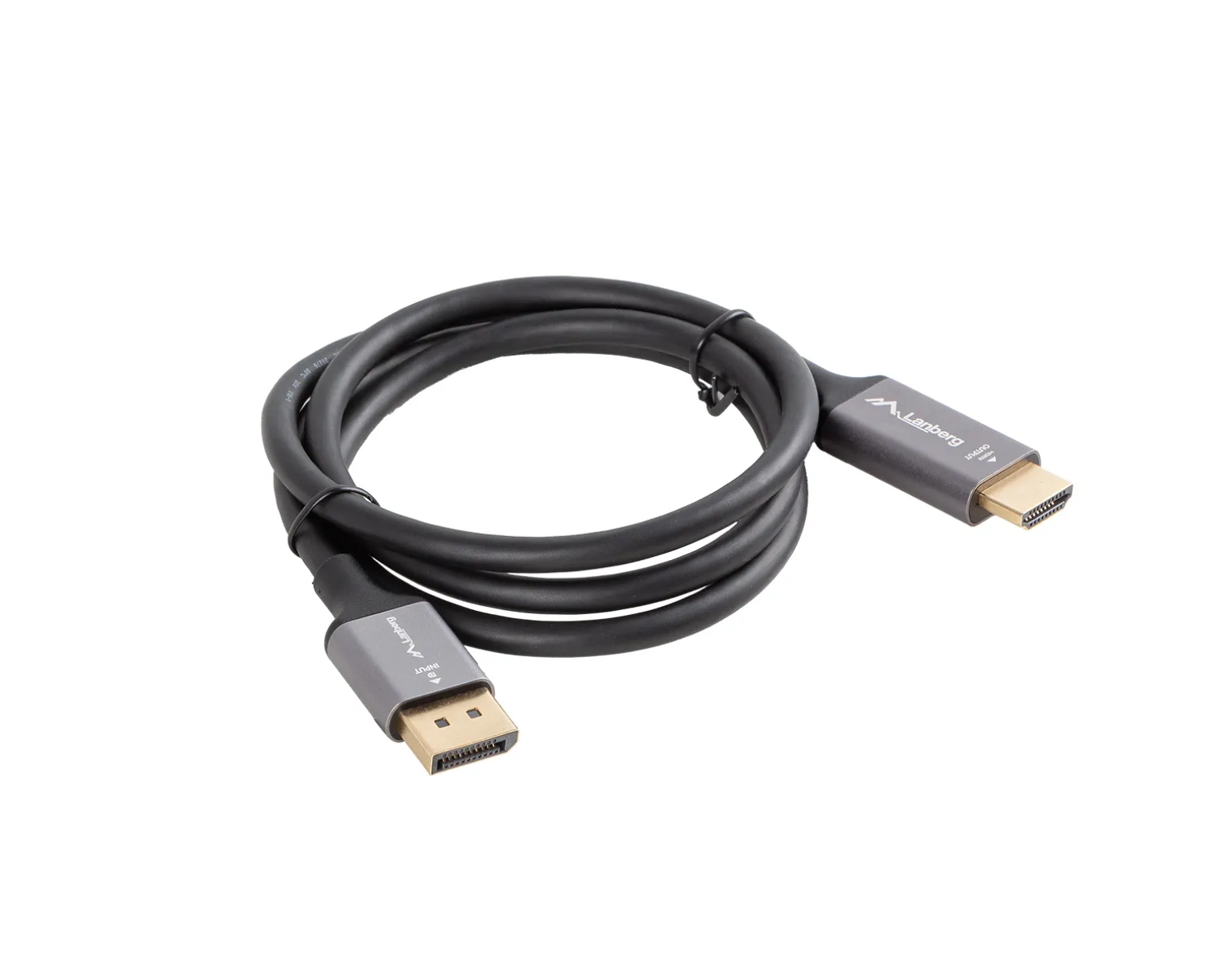 DisplayPort to HDMI Cable 4K Black - 1m