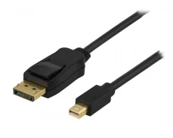 DisplayPort to Mini Displayport Cable 2m - Svart