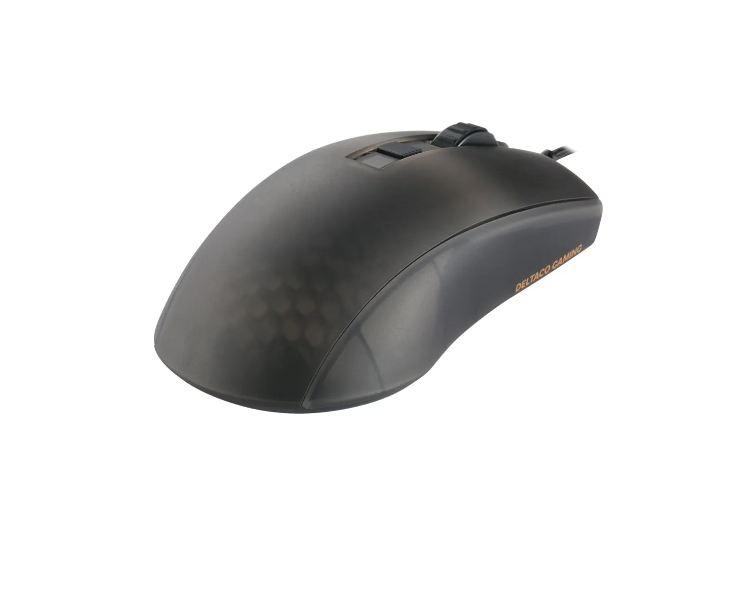 DM310 Semi-Transparent RGB Gaming Mouse - Black