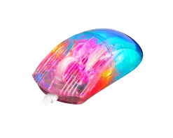 DM330 Transparent RGB Gaming Mouse