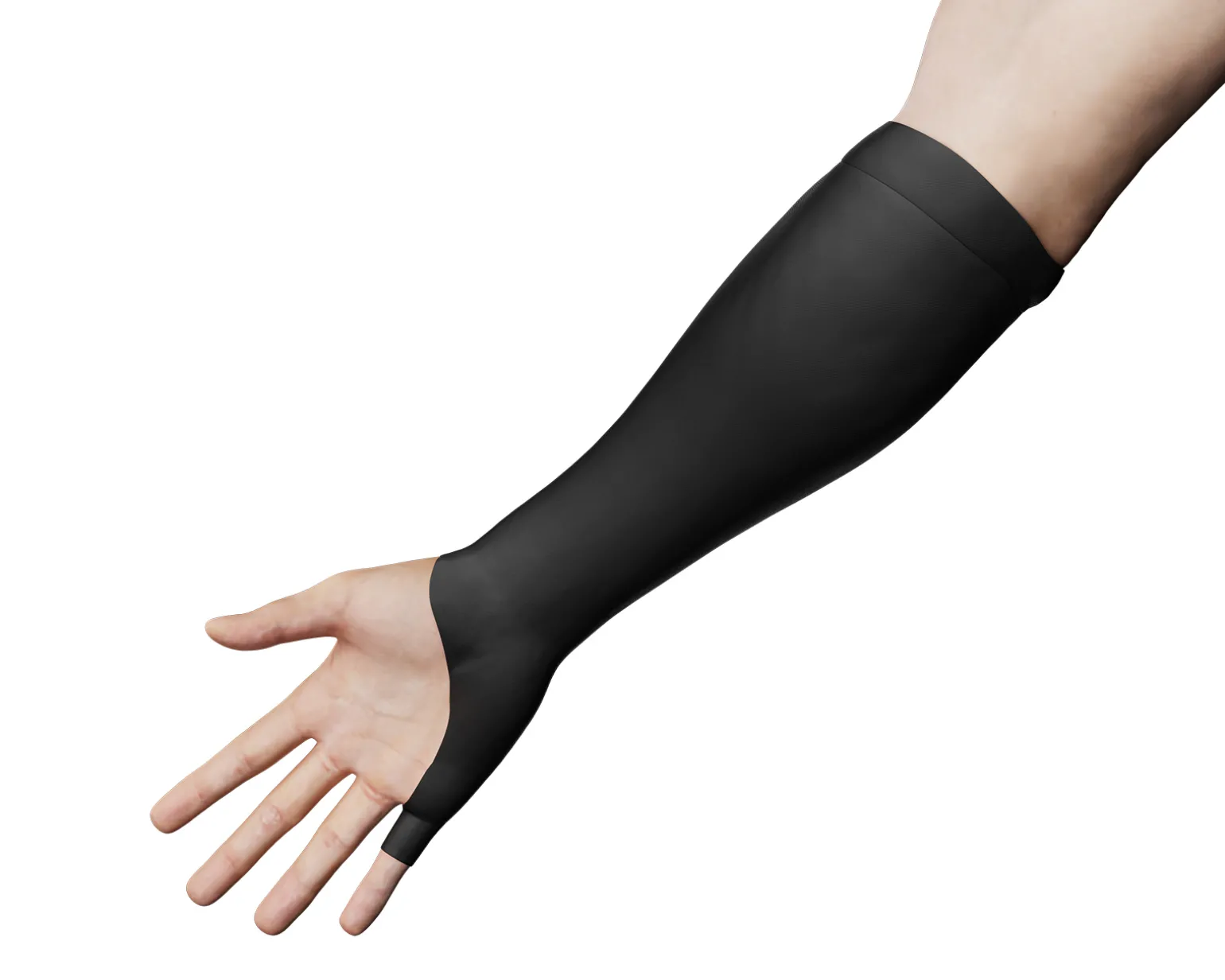 ES Arm Sleeve Open Palm Long - Size L - Black