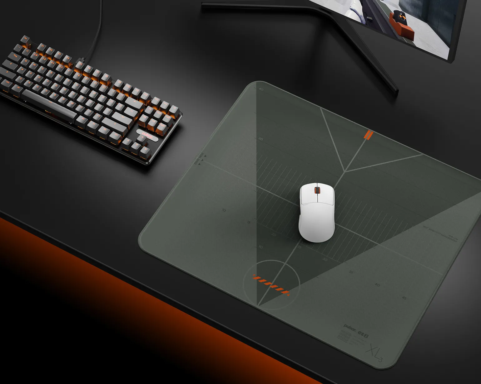 ES2 Gaming Mousepad - Aim Trainer Mousepad - Limited Edition