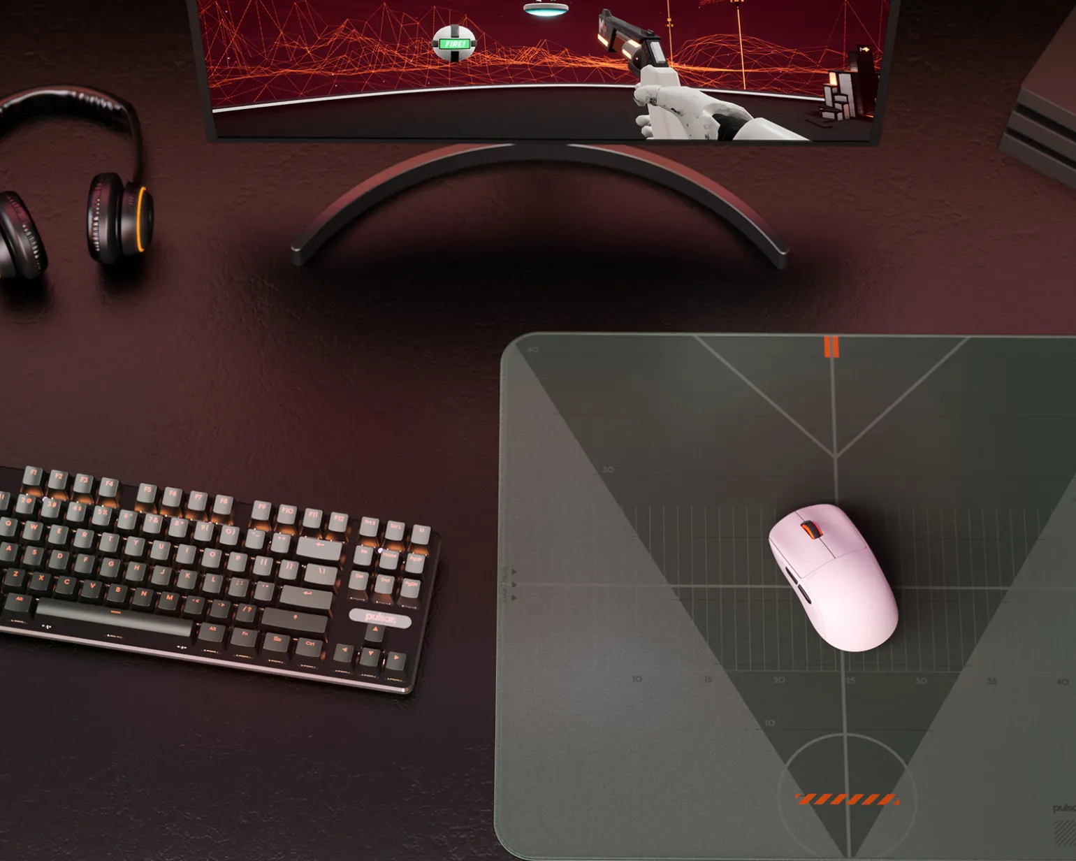 ES2 Gaming Mousepad - Aim Trainer Mousepad - Limited Edition