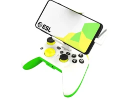ESL Pro Mobile Gaming Controller - White/Green (Android)