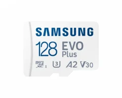 EVO Plus microSDXC UHS-I U3 128GB & SD adapter - Flash Memory Card