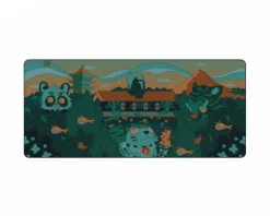 Fantasy Forest Green Mousepad - XXL