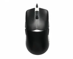 Feather Black & White Ultralight Gaming Mouse - Omron 60M Micro