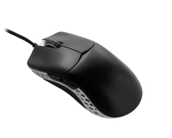 Feather Black & White Ultralight Gaming Mouse - Omron 60M Micro