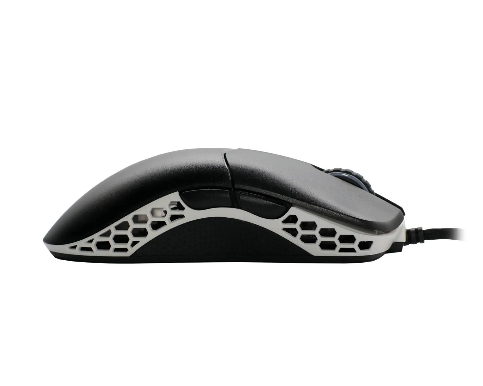 Feather Black & White Ultralight Gaming Mouse - Huano Blue