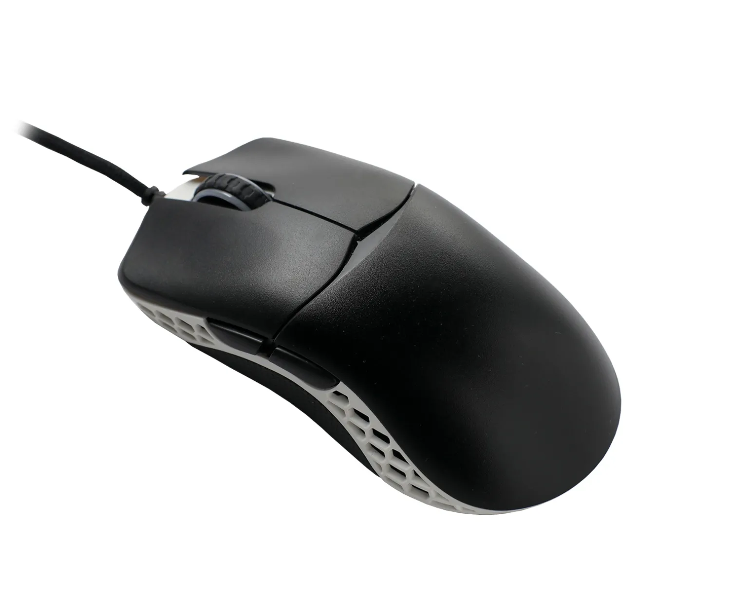 Feather Black & White Ultralight Gaming Mouse - Huano Blue