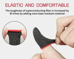 Finger Sleeves - Thumb Gloves for Mobile Gaming (2-pack)