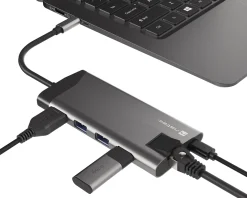 Fowler Plus Hub USB-C Multiport Adapter 8 in 1 - USB-hub