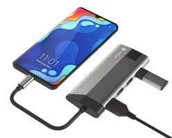 Fowler Plus Hub USB-C Multiport Adapter 8 in 1 - USB-hub