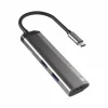 Fowler Slim Hub USB-C Multiport Adapter 4 in 1 - USB-hub