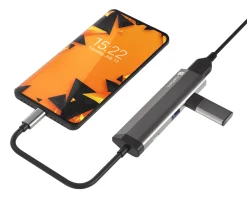 Fowler Slim Hub USB-C Multiport Adapter 4 in 1 - USB-hub