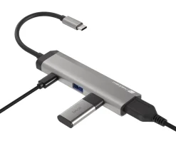 Fowler Slim Hub USB-C Multiport Adapter 4 in 1 - USB-hub
