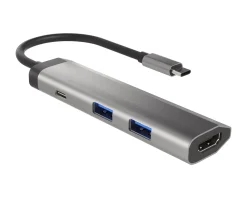 Fowler Slim Hub USB-C Multiport Adapter 4 in 1 - USB-hub