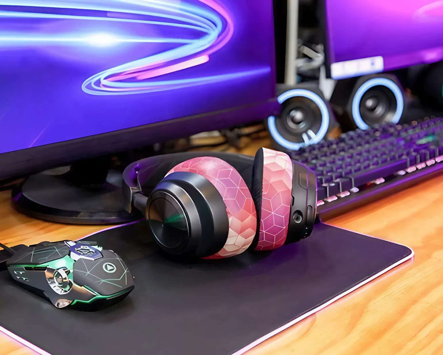 FreeZe Nova Pro Wireless Ear Cushions - Hex Red