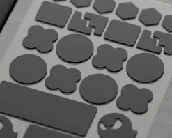 GHOSTGRIPS - Universal Grips for Mice and Keyboards - Black Heavy