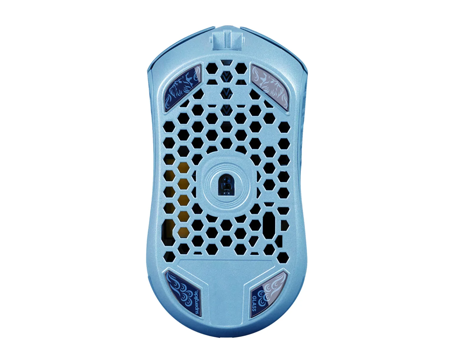 Glass Skates for Finalmouse Starlight 12 M/S / UL2 - Blue Poseidon