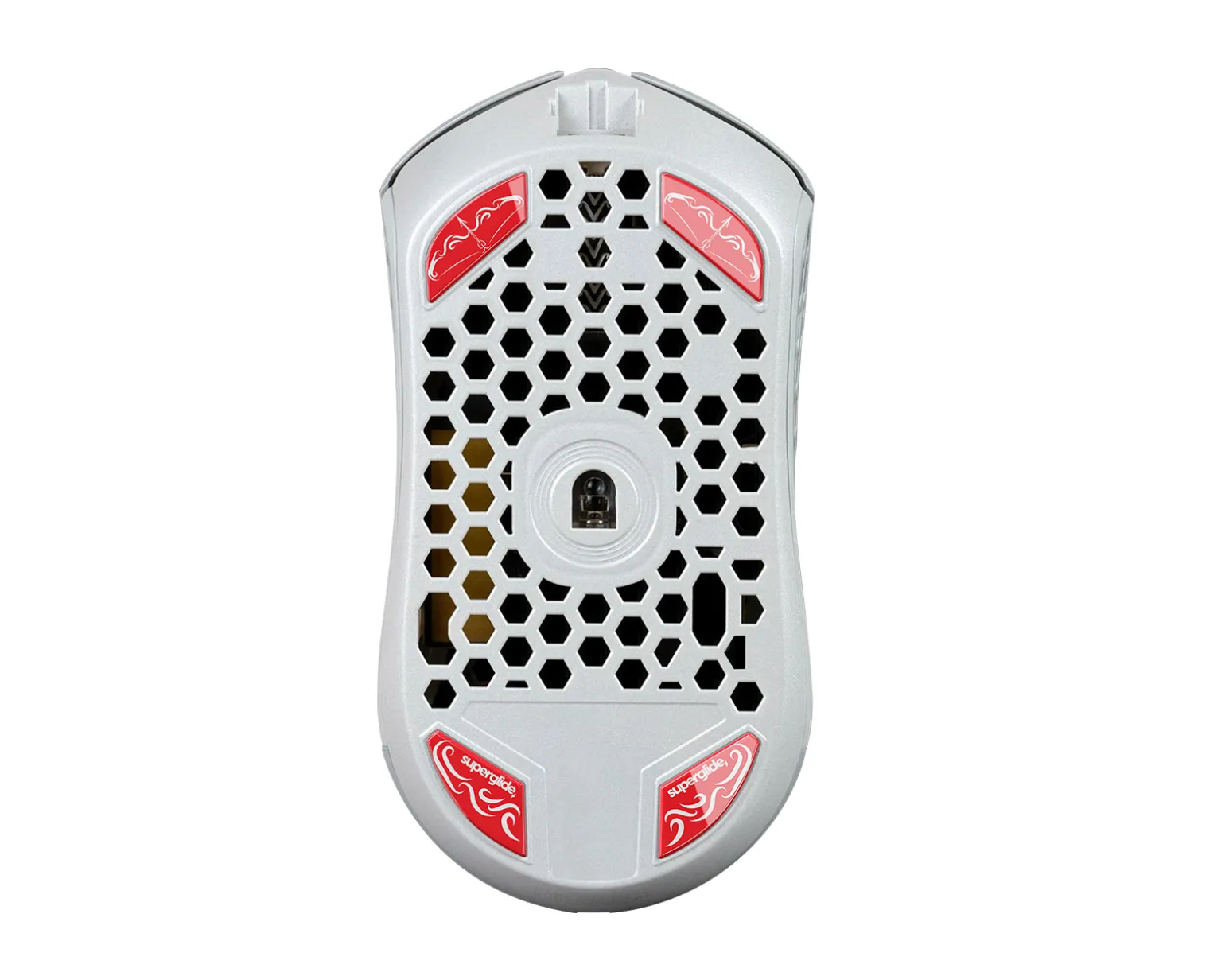 Glass Skates for Finalmouse Starlight 12 M/S / UL2 - Red Arrow