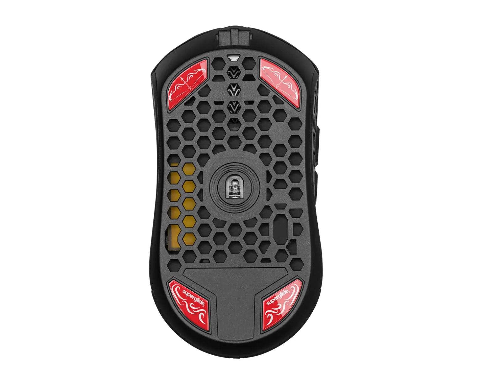 Glass Skates for Finalmouse Starlight 12 M/S / UL2 - Red Arrow