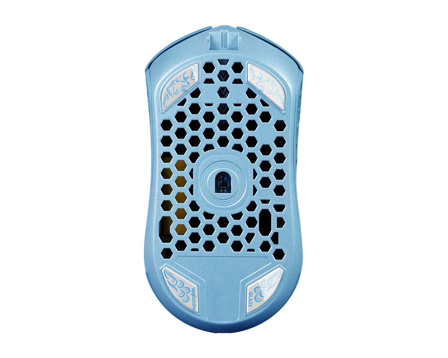 Glass Skates for Finalmouse Starlight 12 M/S / UL2 - White Poseidon
