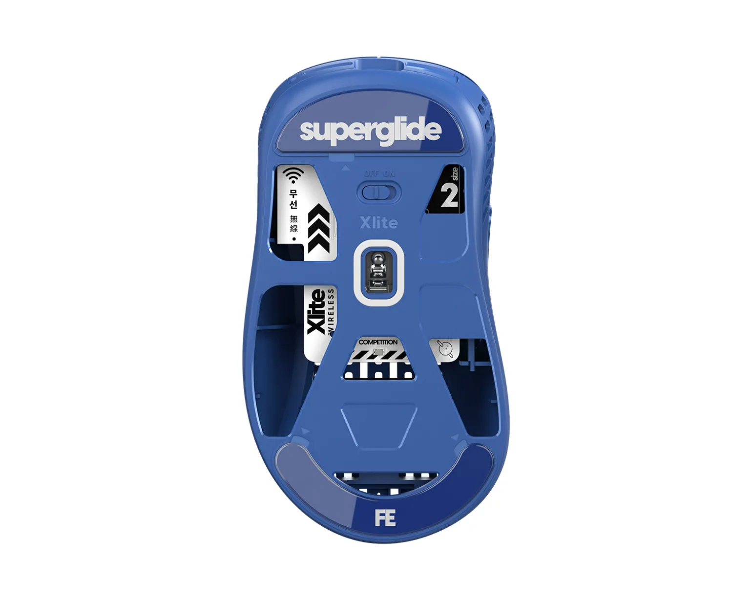 Glass Skates for Pulsar Xlite Series - Classic Blue