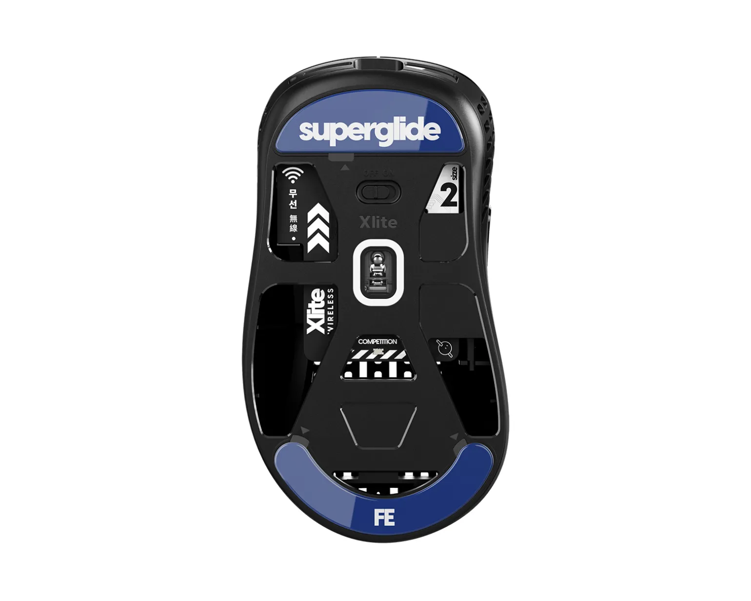 Glass Skates for Pulsar Xlite Series - Classic Blue