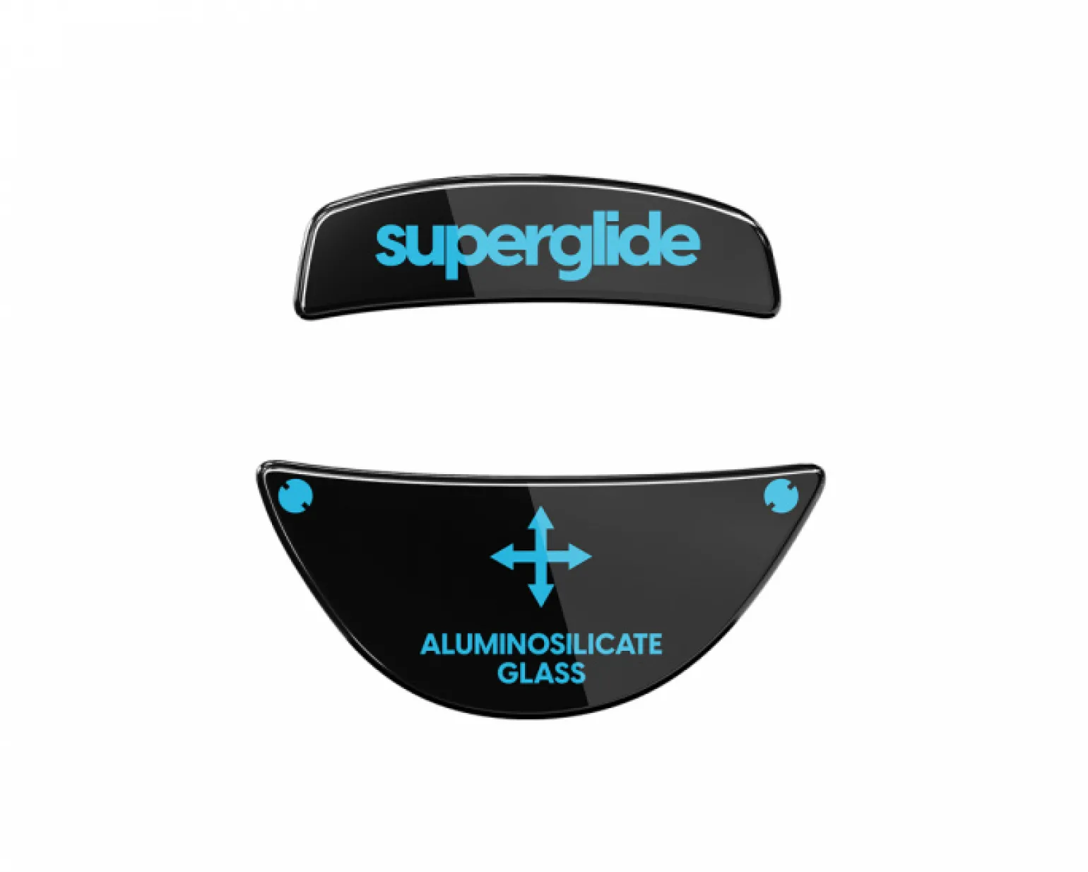 Glass Skates for Roccat Kone Pro/Pro Air - Black