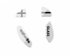 Glass Skates for Xtrfy M4 Wireless - White