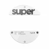 Glass Skates Type-C for Pulsar X3 LHD Series - White