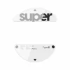 Glass Skates Type-S for Pulsar X3 Series - White