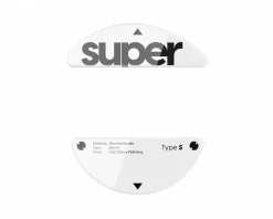 Glass Skates Type-S for Pulsar X3 LHD Series - White