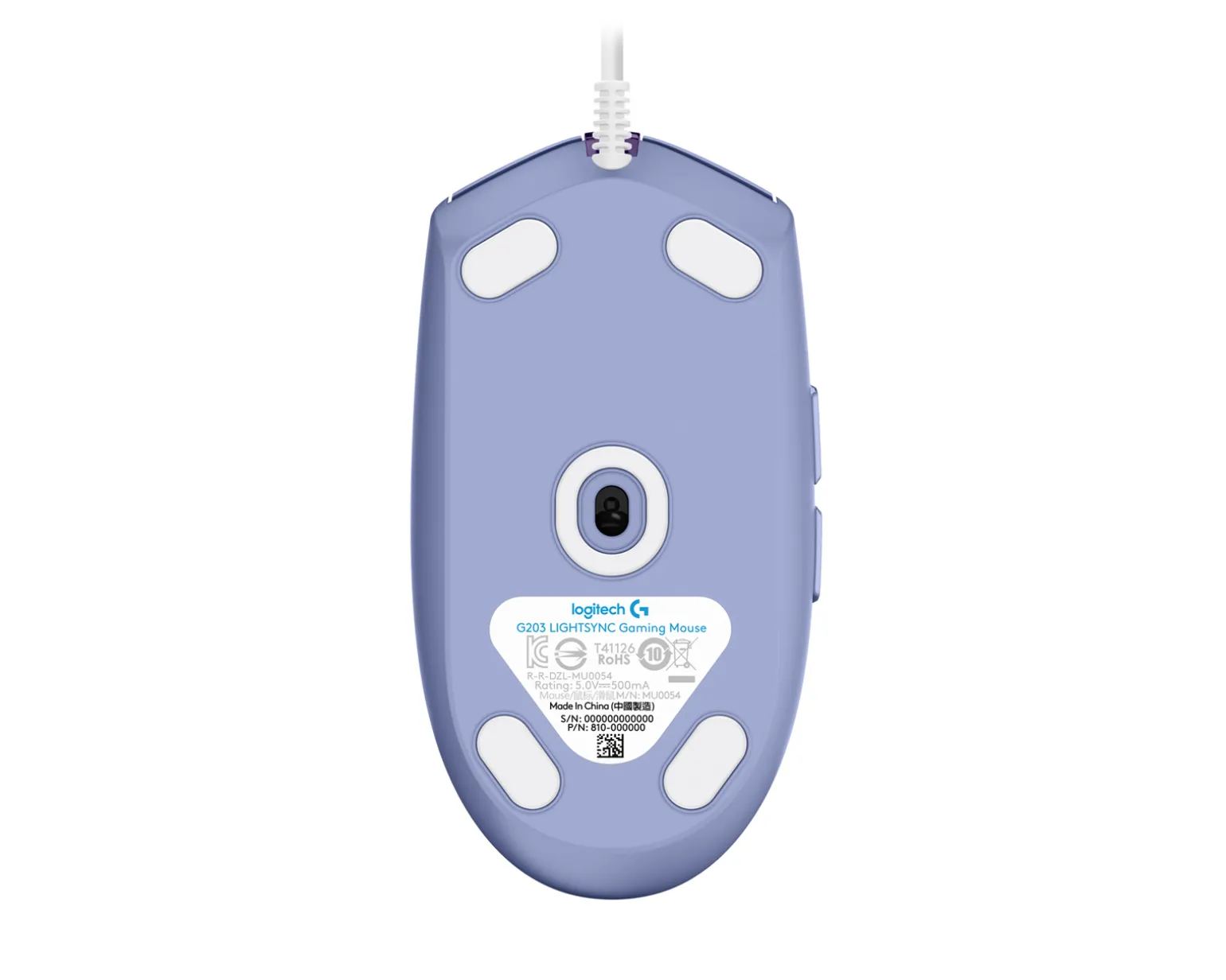 G203 Lightsync Gaming Mouse - Lilac