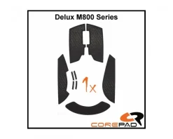 Grips for Delux M800 Wired/Wireless - Black