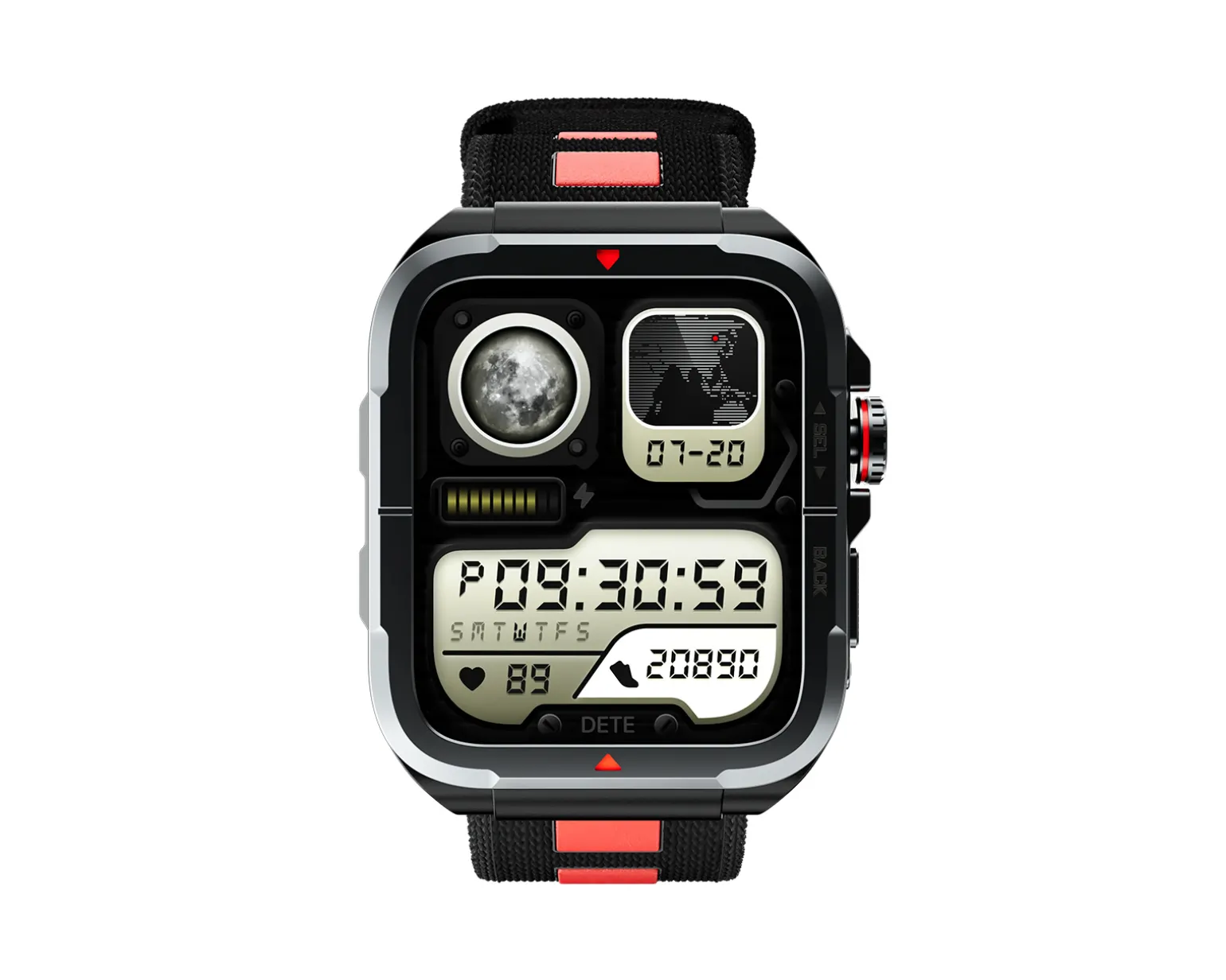 GT Smart Watch - Black