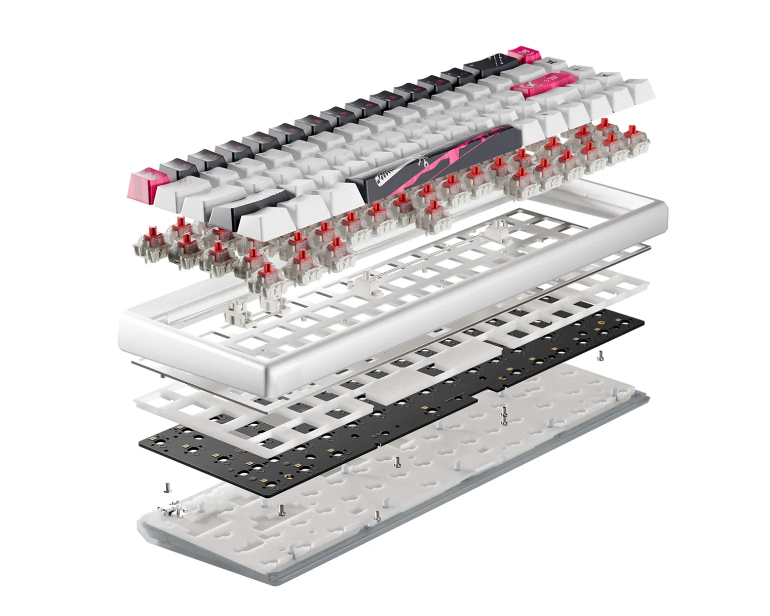 Hall Effect Magnetic 65% Gaming Keyboard ANSI - Katana Edition