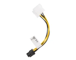 HDD Molex (Male/Female) 3 Pin to BTX 6 Pin PSU Cable 15cm