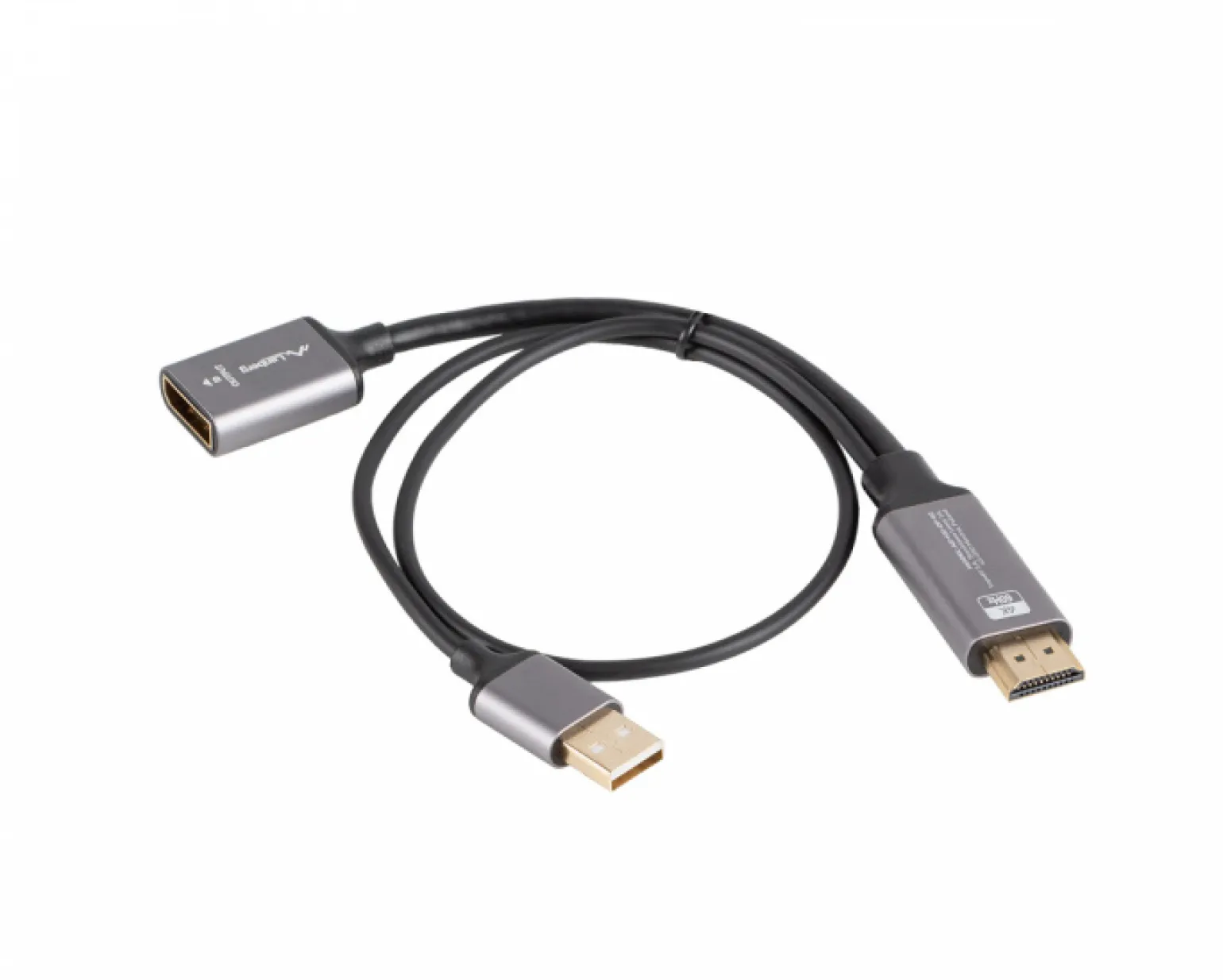 HDMI to DisplayPort Adapter 4K Black - 0.2m