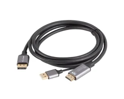 HDMI to DisplayPort Cable 4K Black - 1.8m