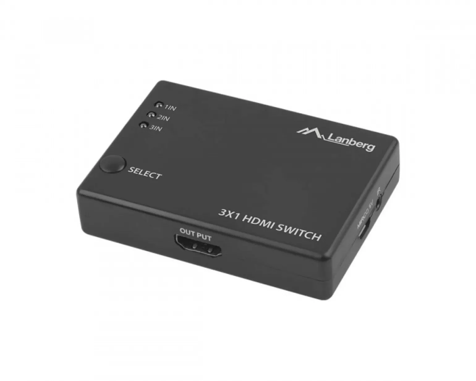 HDMI Video Switch 3-Port + Micro USB-Port