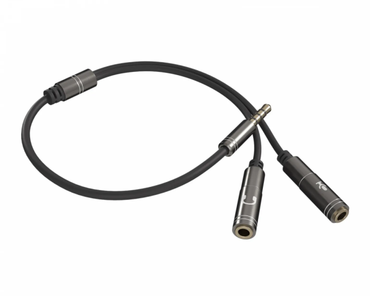 Headset & Sound Adapter 4-pin 3.5mm to 2x3.5mm