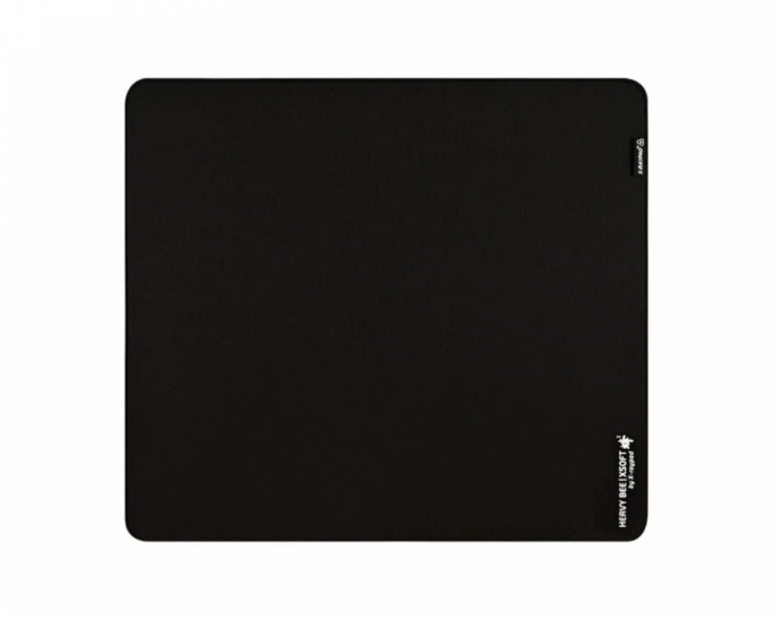 Heavy Bee Mousepad - Soft - Black - XL Square