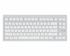 80HE 80% Keyboard Zinc Alloy White - ANSI