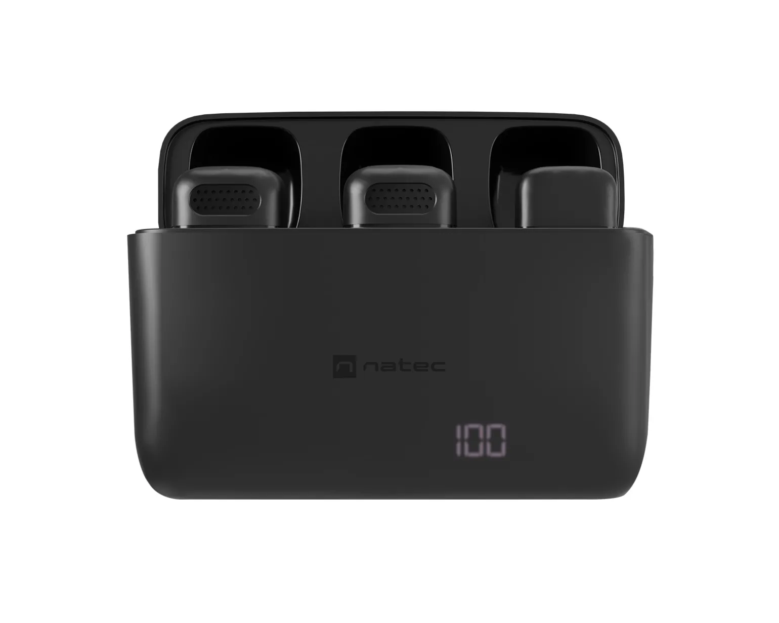 Hopper Lavalier Wireless Microphone 2pcs (USB-C) - Black