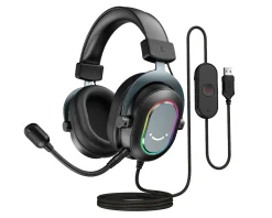 H6 USB 7.1 Gaming Headset RGB - Black